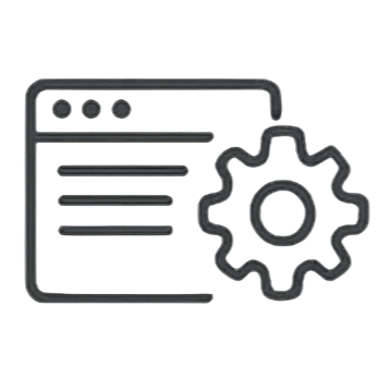 Custom Web Application - website development service icon